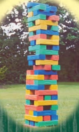 Jenga Kleur | Festivo, Verhuur van volksspelen